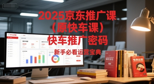 2025京东推广课（原快车课）解锁京东快车推广密码，新手必看运营宝典网络赚钱,项目资源网,副业资源网,兼职项目,网赚课程-副业赚钱-互联网创业-独家轻创IP小蜜蜂网创