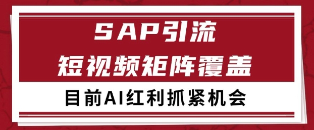 小红书某音sap赛道引流获客 自热矩阵日引200+【揭秘】网络赚钱,项目资源网,副业资源网,兼职项目,网赚课程-副业赚钱-互联网创业-独家轻创IP小蜜蜂网创
