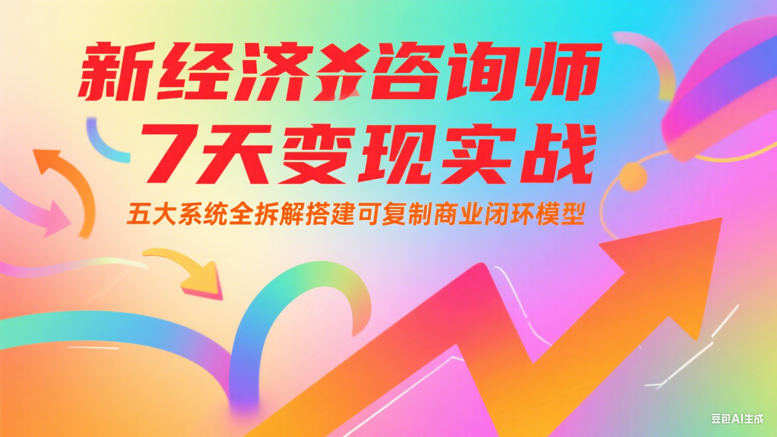 新经济咨询师 7 天变现实战：五大系统全拆解搭建可复制商业闭环模型网络赚钱,项目资源网,副业资源网,兼职项目,网赚课程-副业赚钱-互联网创业-独家轻创IP小蜜蜂网创