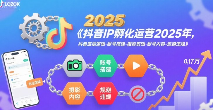 抖音IP孵化运营2025年，抖音底层逻辑-账号搭建-摄影剪辑-账号内容-规避违规网络赚钱,项目资源网,副业资源网,兼职项目,网赚课程-副业赚钱-互联网创业-独家轻创IP小蜜蜂网创