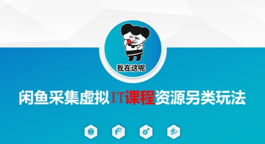 闲鱼采集虚拟IT课程资源另类玩法，干货满满网络赚钱,项目资源网,副业资源网,兼职项目,网赚课程-副业赚钱-互联网创业-独家轻创IP小蜜蜂网创
