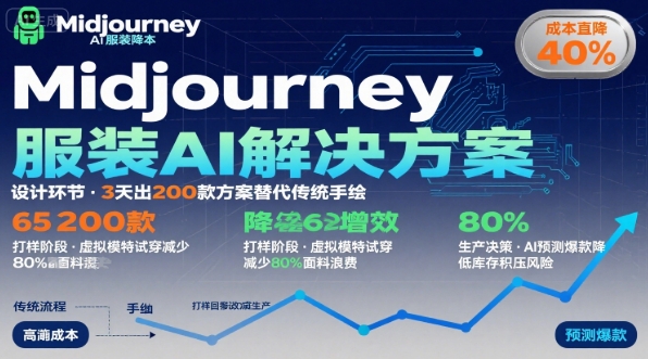 AI在服装领域的运用，使用midjourney做服装辅助企业降低成本网络赚钱,项目资源网,副业资源网,兼职项目,网赚课程-副业赚钱-互联网创业-独家轻创IP小蜜蜂网创