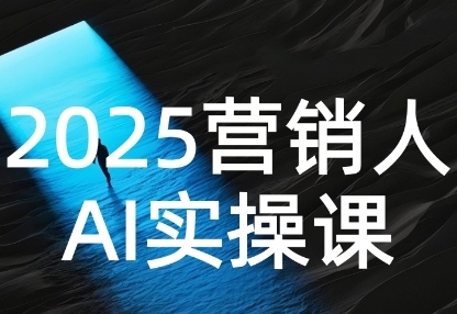 2025营销人Al实操课，AI营销抢跑实战，从Prompt到方案，效率碾压同行网络赚钱,项目资源网,副业资源网,兼职项目,网赚课程-副业赚钱-互联网创业-独家轻创IP小蜜蜂网创