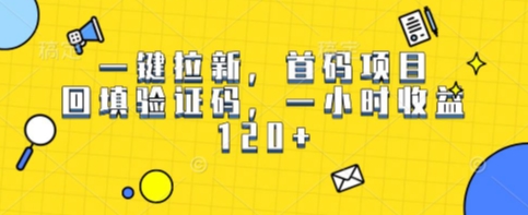 一键拉新，首码项目，回填验证码，一小时收益1张网络赚钱,项目资源网,副业资源网,兼职项目,网赚课程-副业赚钱-互联网创业-独家轻创IP小蜜蜂网创