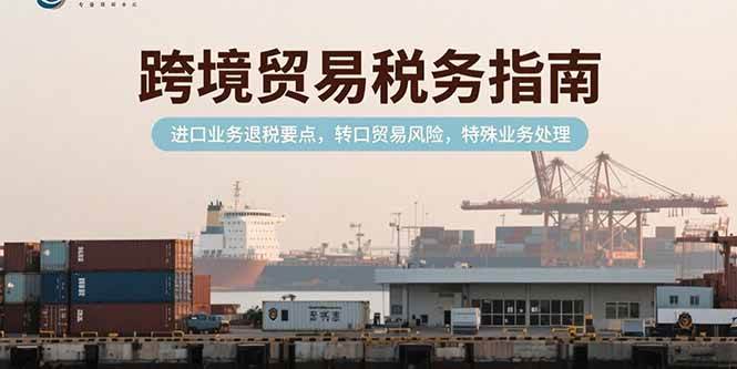 （15381期）跨境贸易税务指南，进口业务退税要点，转口贸易风险，特殊业务处理网络赚钱,项目资源网,副业资源网,兼职项目,网赚课程-副业赚钱-互联网创业-独家轻创IP小蜜蜂网创