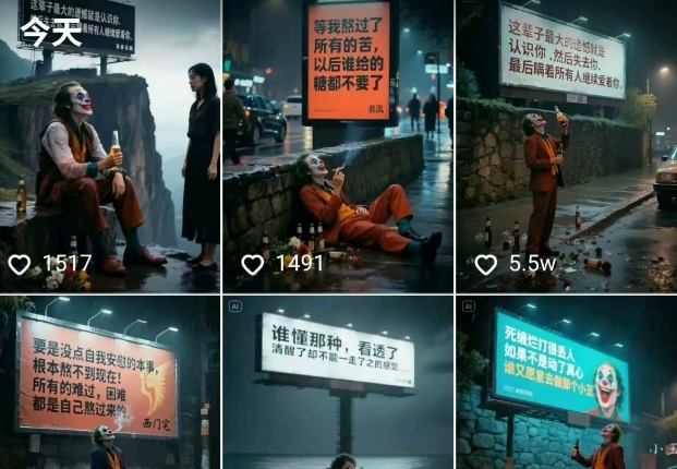 一条视频竟然15W赞！用AI制作小丑自嘲扎心文案视频，当下非常火爆的短视频流量神器网络赚钱,项目资源网,副业资源网,兼职项目,网赚课程-副业赚钱-互联网创业-独家轻创IP小蜜蜂网创