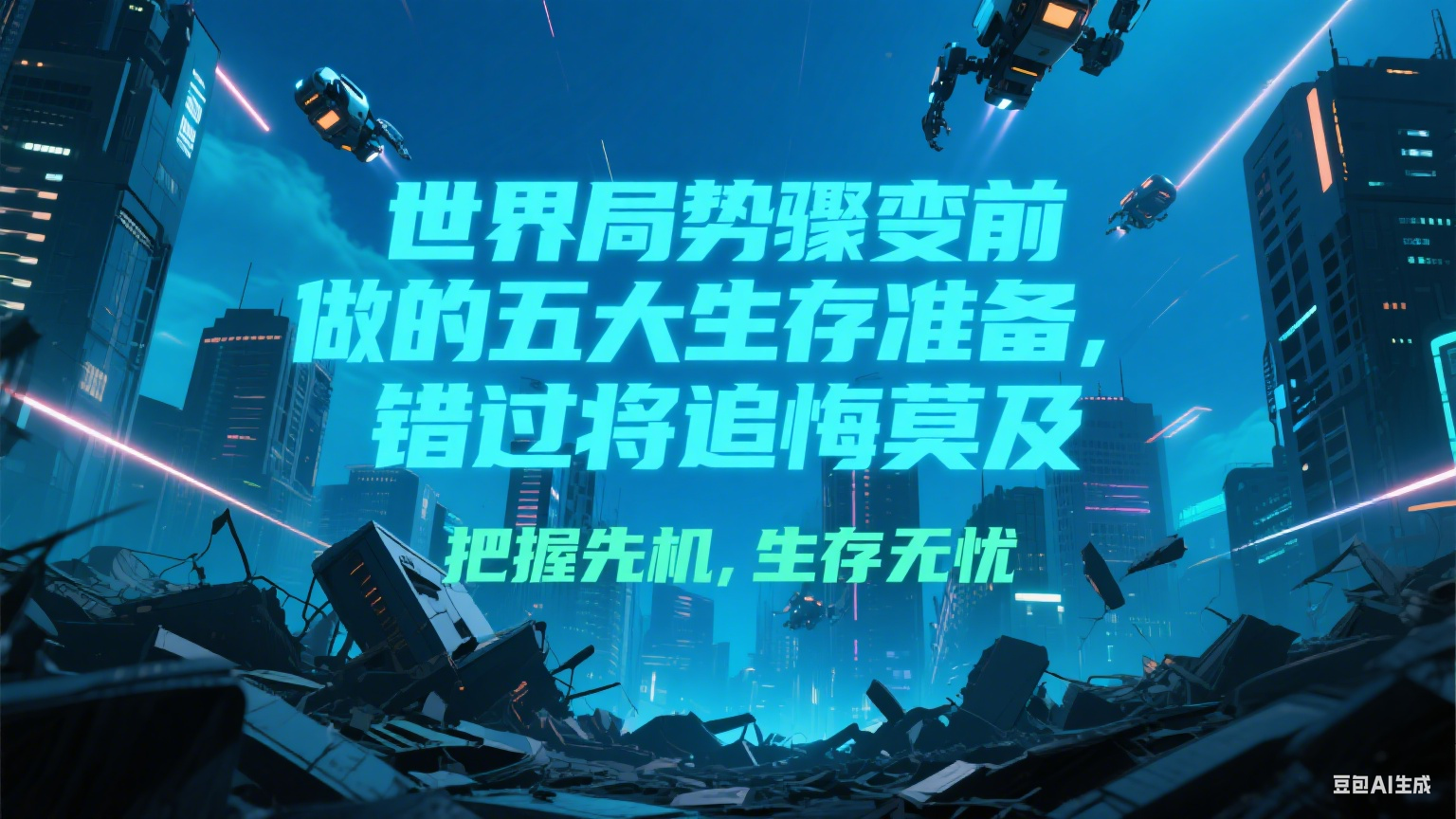 付费文章《世界局势骤变前必做的五大生存准备，错过将追悔莫及》网络赚钱,项目资源网,副业资源网,兼职项目,网赚课程-副业赚钱-互联网创业-独家轻创IP小蜜蜂网创