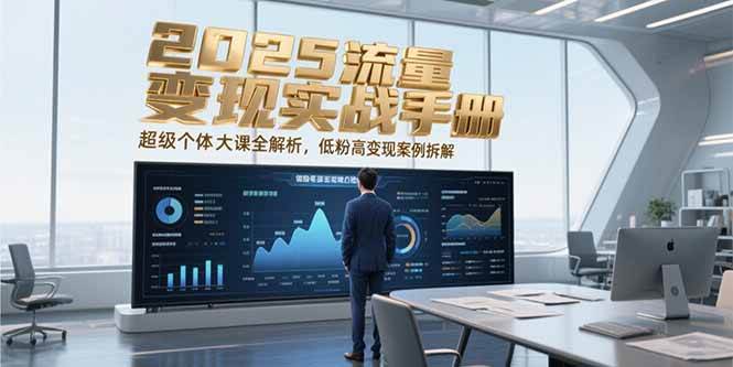 （15188期）2025流量变现实战手册，超级个体大课全解析，低粉高变现案例拆解网络赚钱,项目资源网,副业资源网,兼职项目,网赚课程-副业赚钱-互联网创业-独家轻创IP小蜜蜂网创