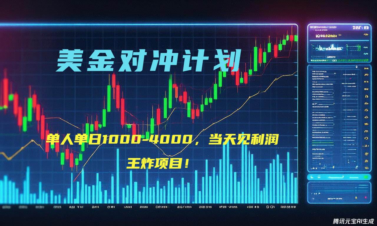 （15333期）2025年最暴力项目“美金先登计划”最新最强对冲战法，每日实际收益1K-4K网络赚钱,项目资源网,副业资源网,兼职项目,网赚课程-副业赚钱-互联网创业-独家轻创IP小蜜蜂网创