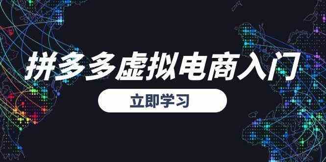 拼多多虚拟电商入门，精准选品方法论，无货源模式起盘技巧网络赚钱,项目资源网,副业资源网,兼职项目,网赚课程-副业赚钱-互联网创业-独家轻创IP小蜜蜂网创